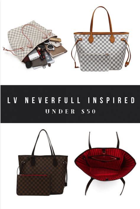 louis vuitton never full dupe